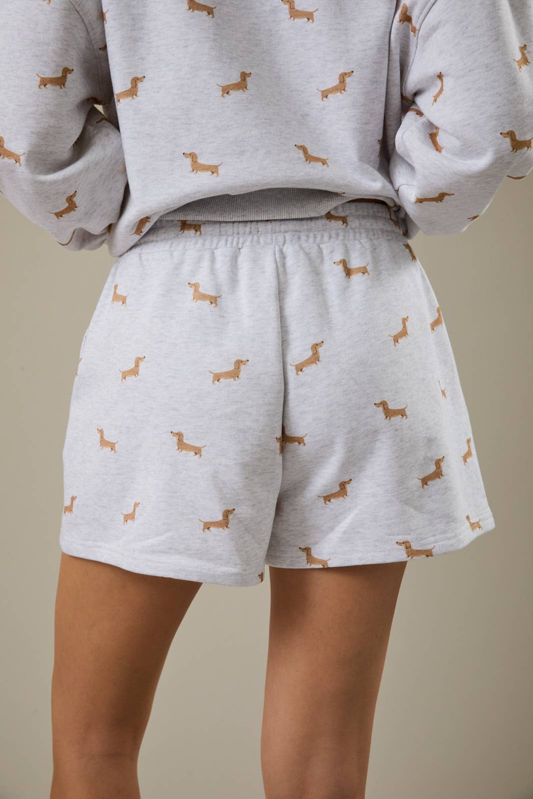 Dachshund High Waist Sweatshorts