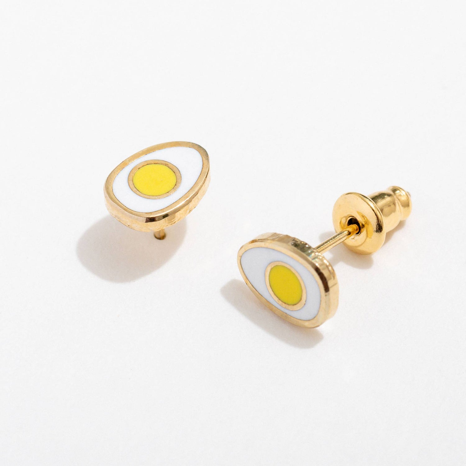 Sunny Side Egg Studs