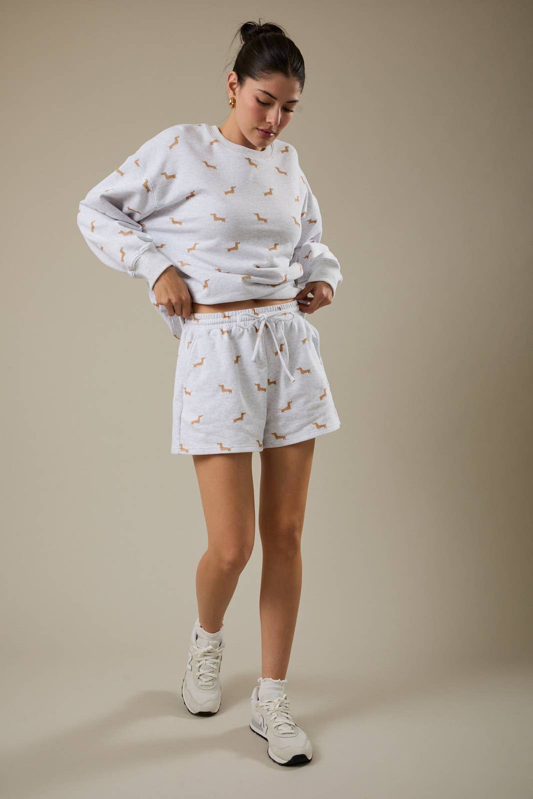 Dachshund High Waist Sweatshorts