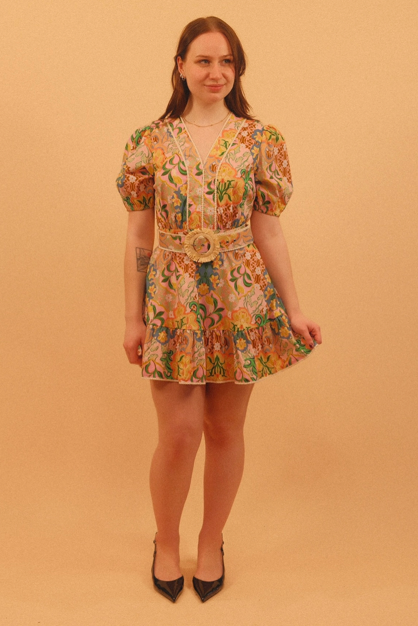 Chloe Floral Mini Dress