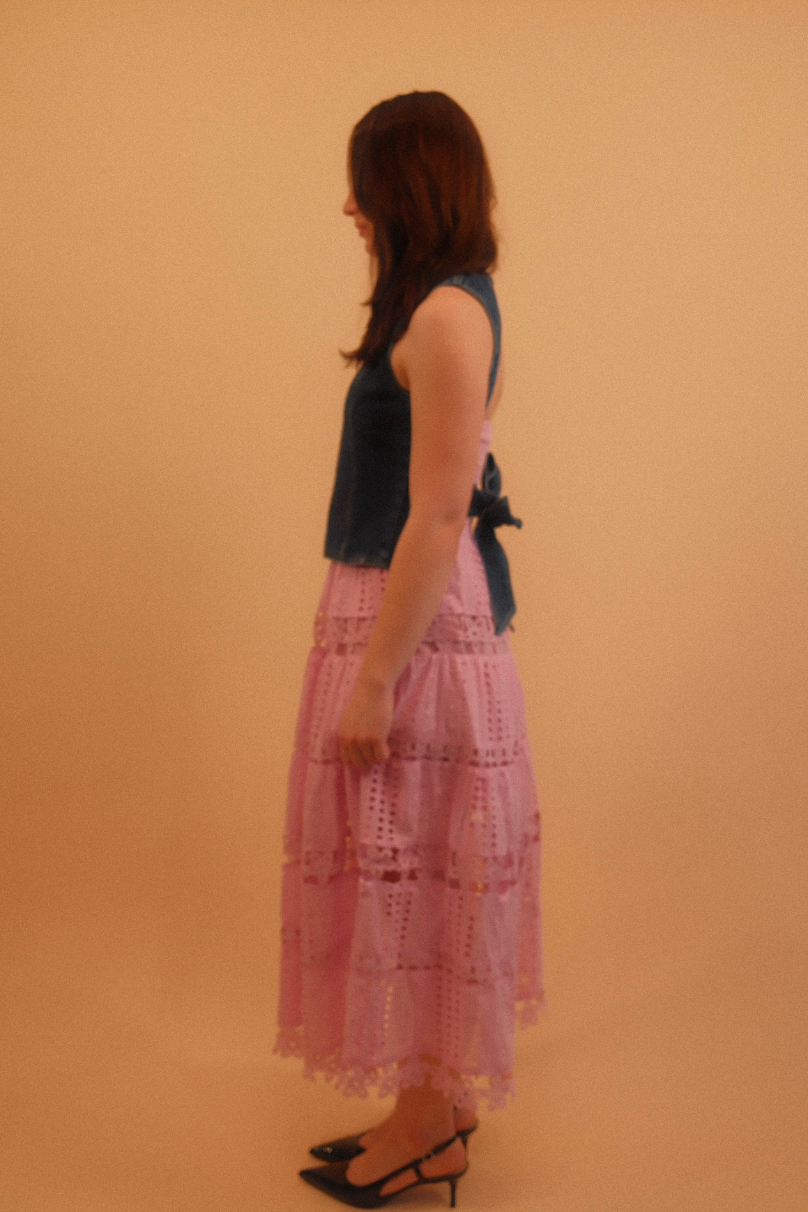 Becky Denim Top