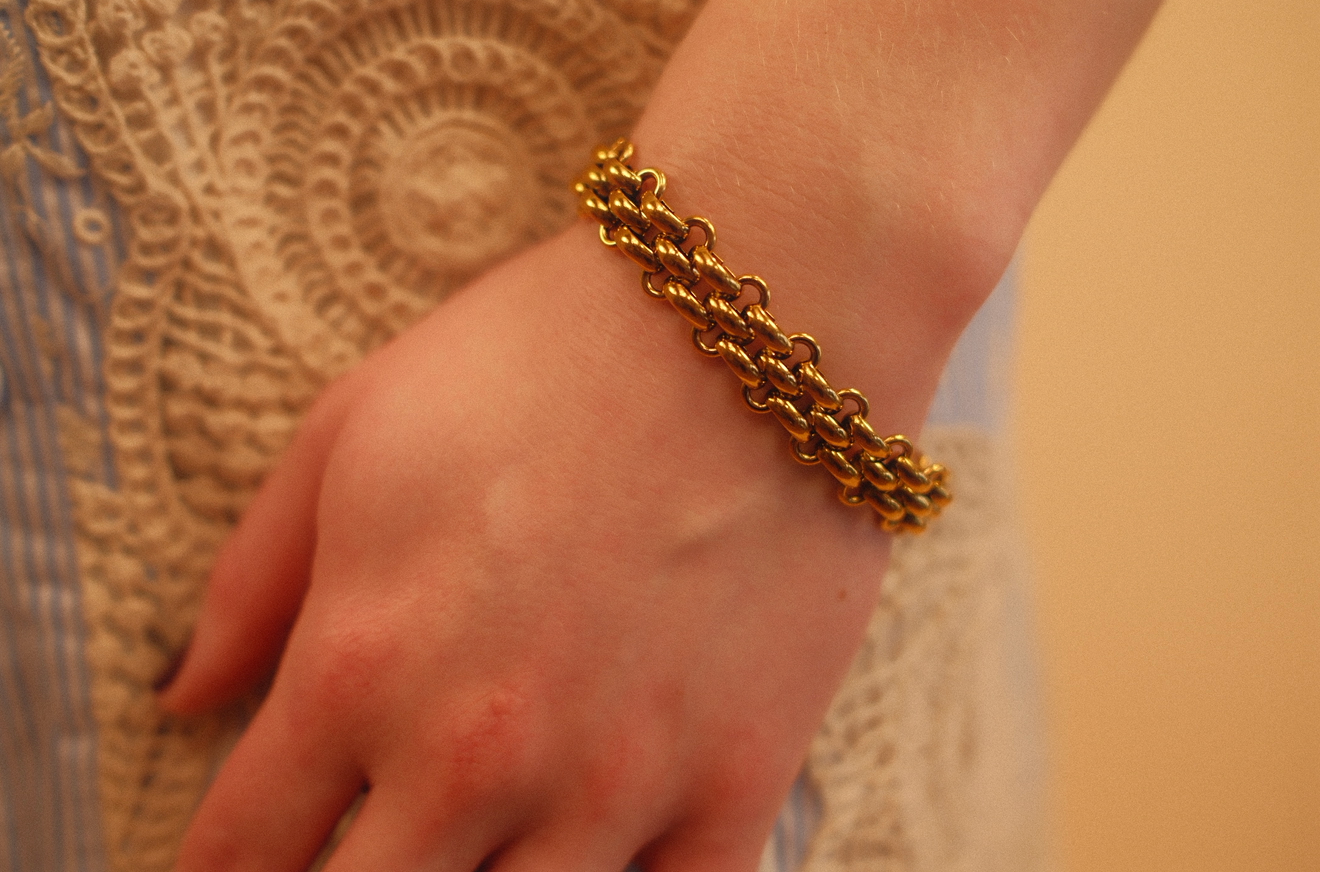 Chunky Gold Chain Nora Bracelet