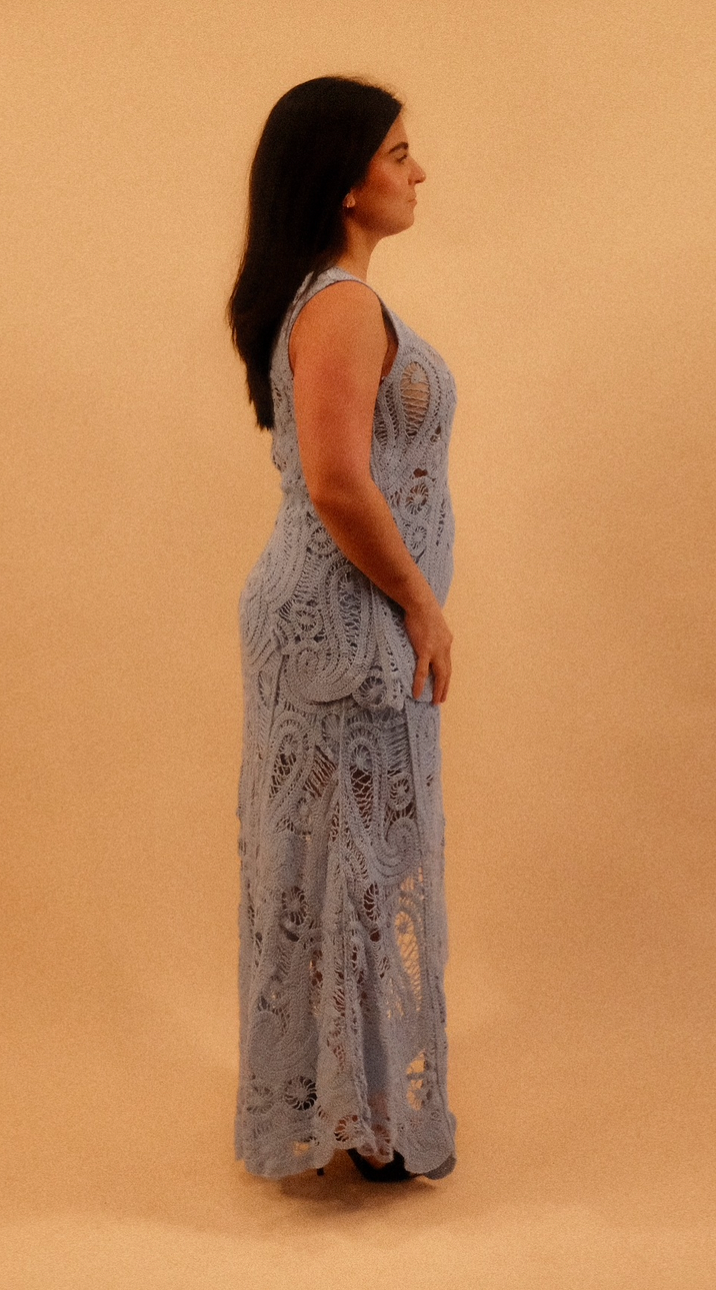 Frances & Mary Crochet Knit Top and Skirt (Sold as a set only)