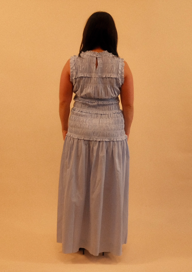 Adora Gingham Maxi Dress