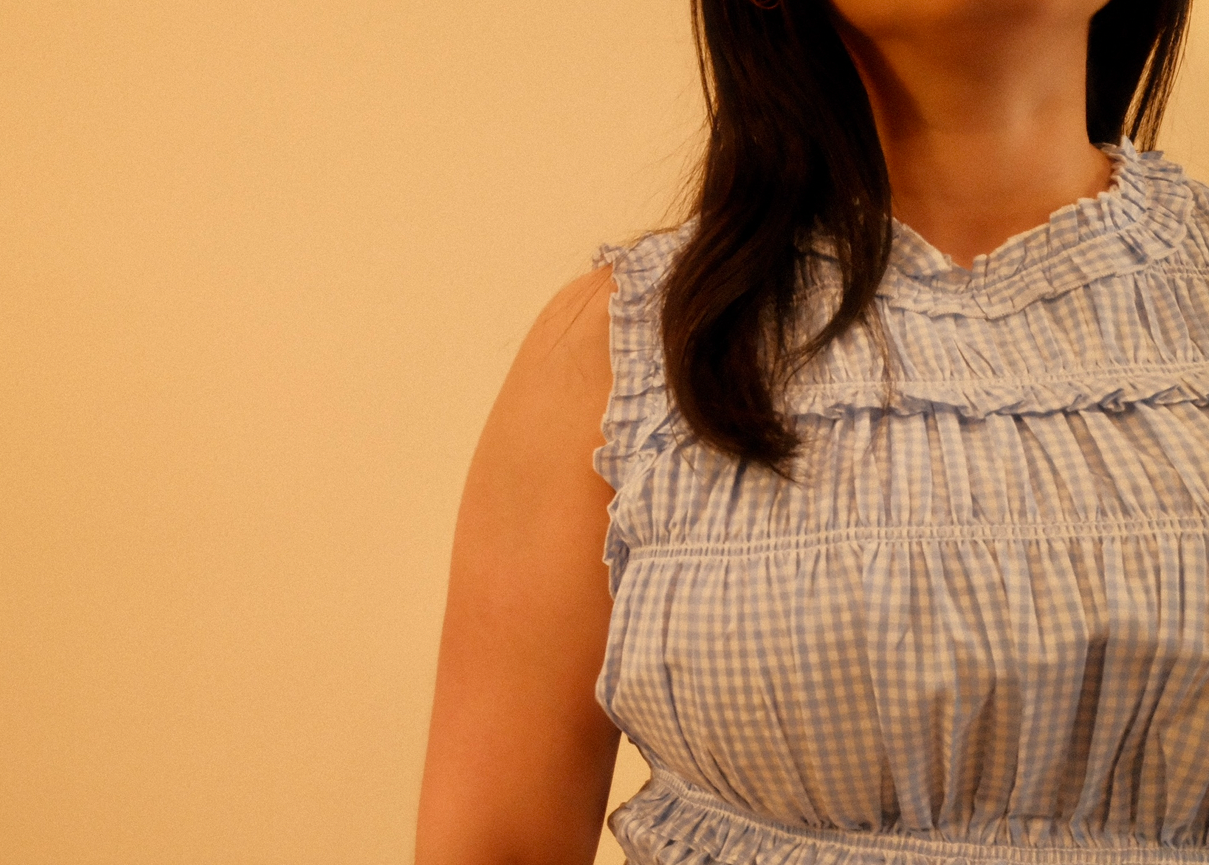 Adora Gingham Maxi Dress