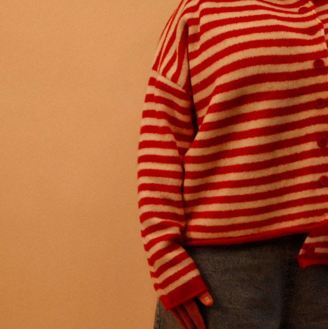 Walda Stripped Cardigan