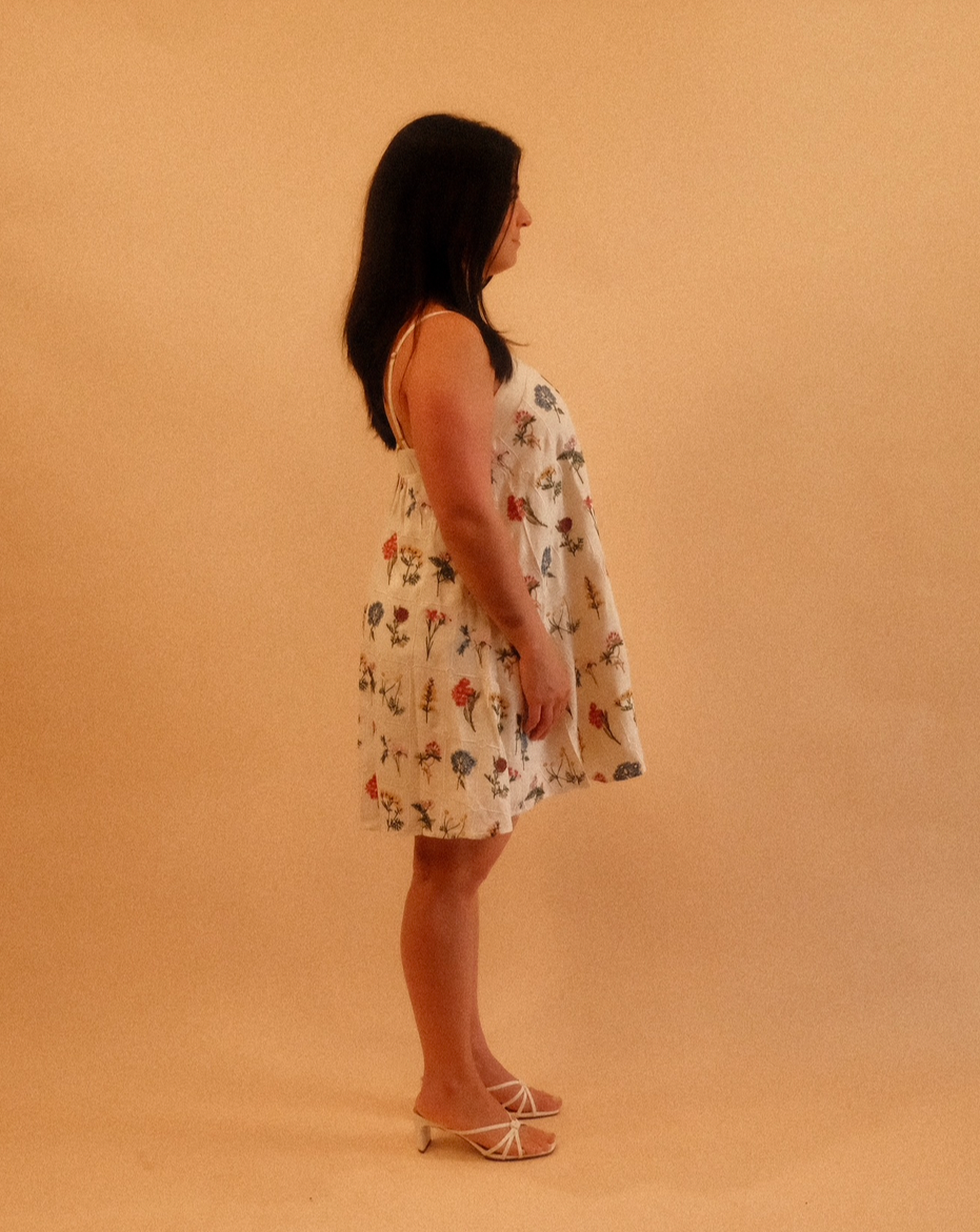 Ally Floral Mini Sleeveless Dress