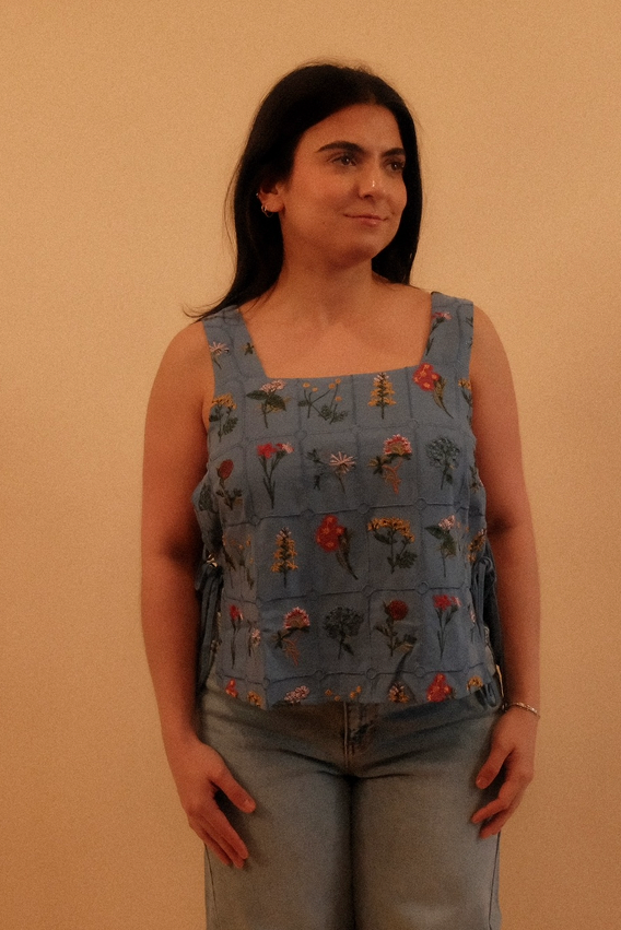 Ginger Floral Sleeveless Top