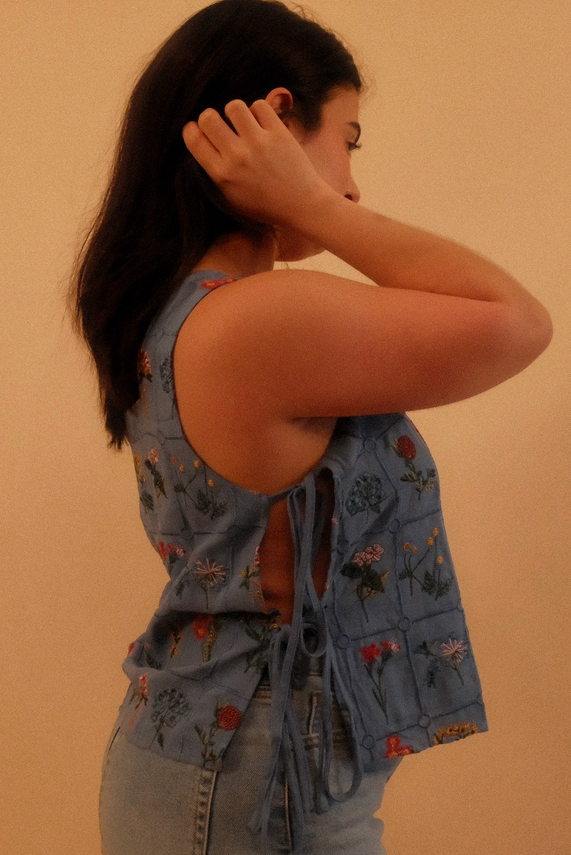 Ginger Floral Sleeveless Top