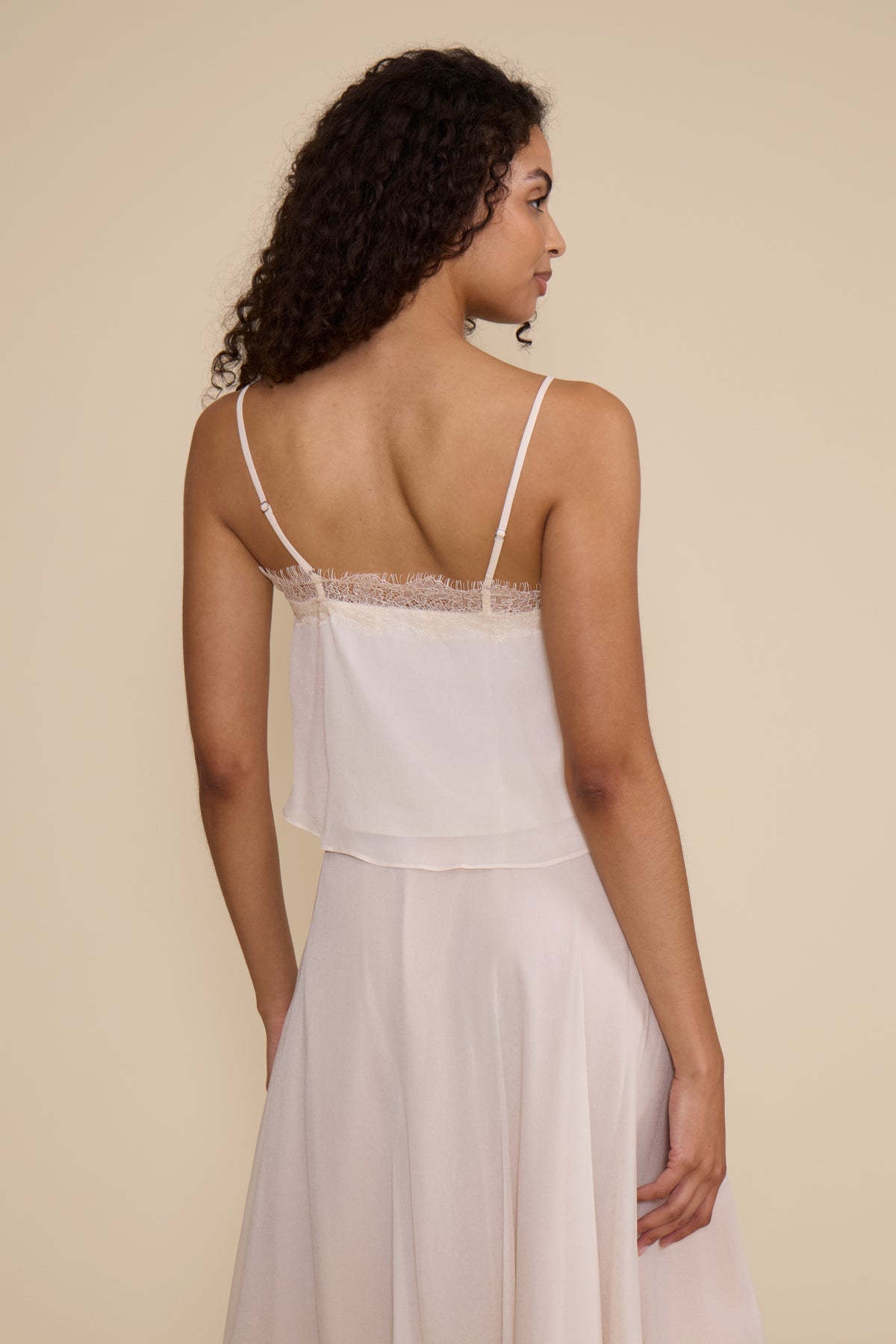 Karlet Lace Trim Tank Top
