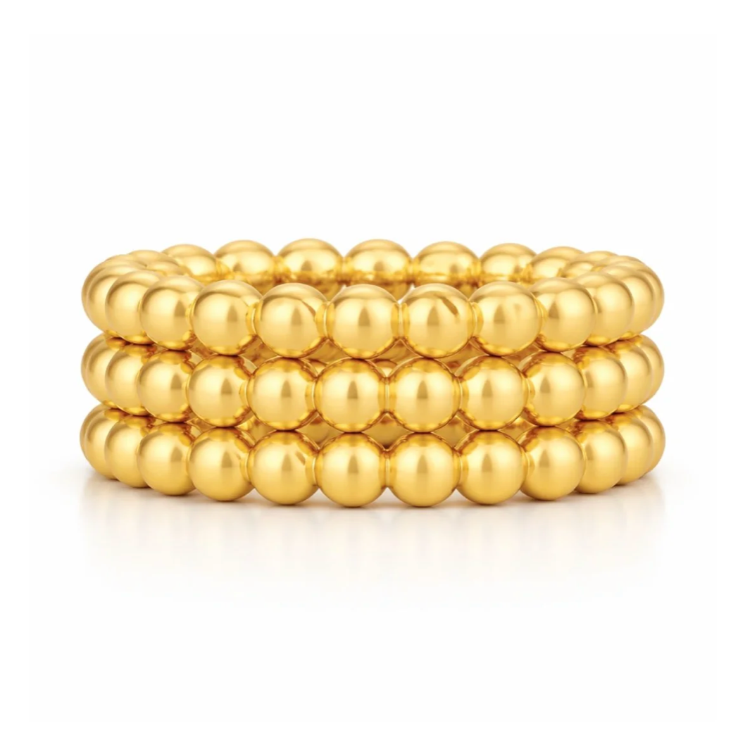 Beaded Rings (Set of 3)