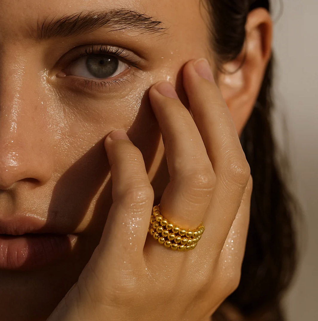 Beaded Rings (Set of 3)