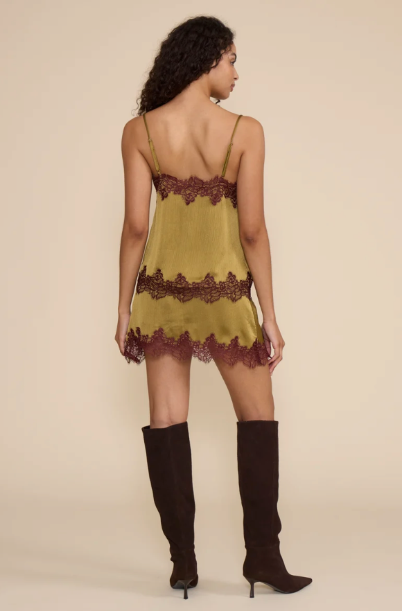 Claire Lace Trim Mini Skirt