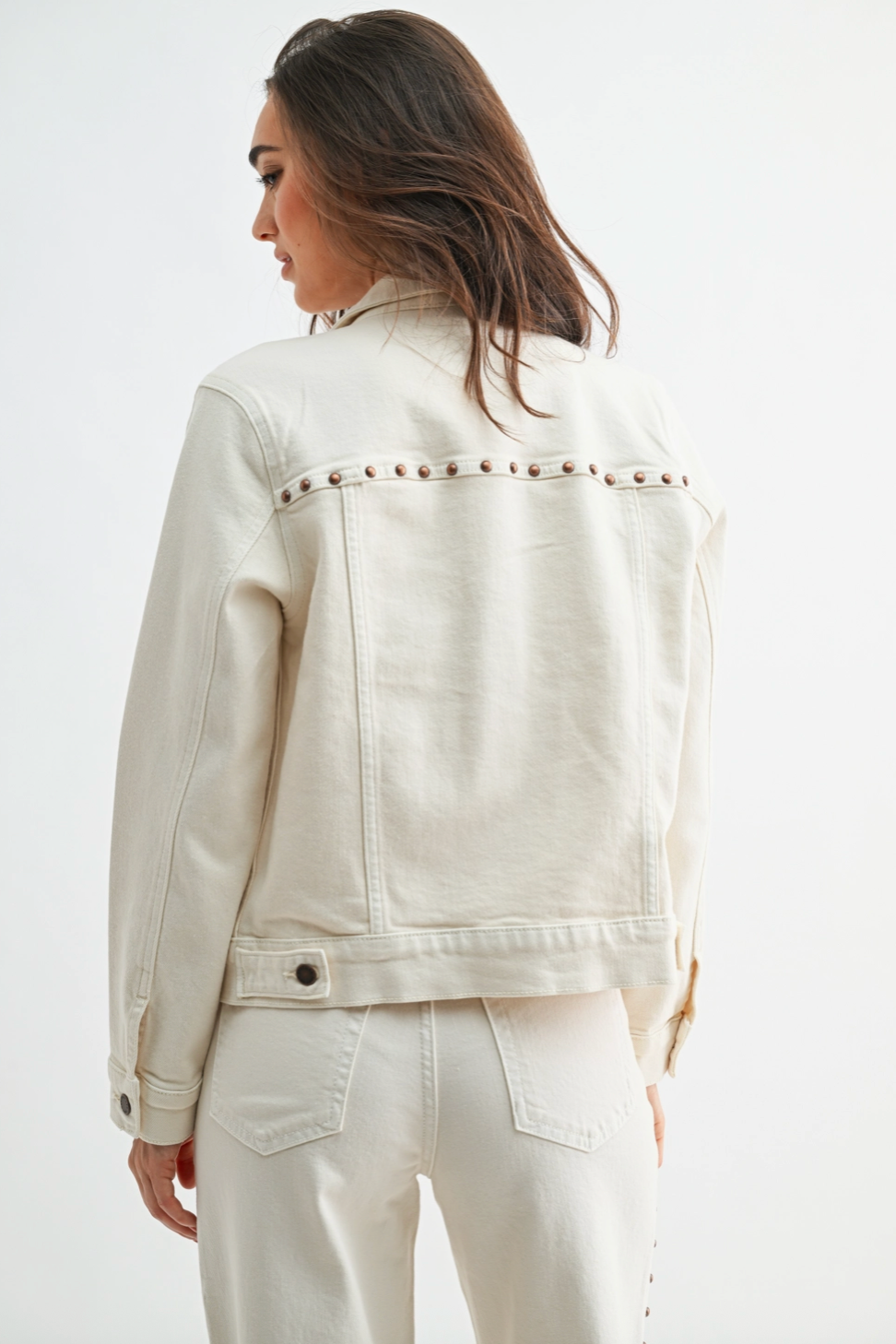 Ross Studded Barrel Jeans