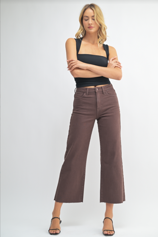 Adam Slim Wide Leg Jeans