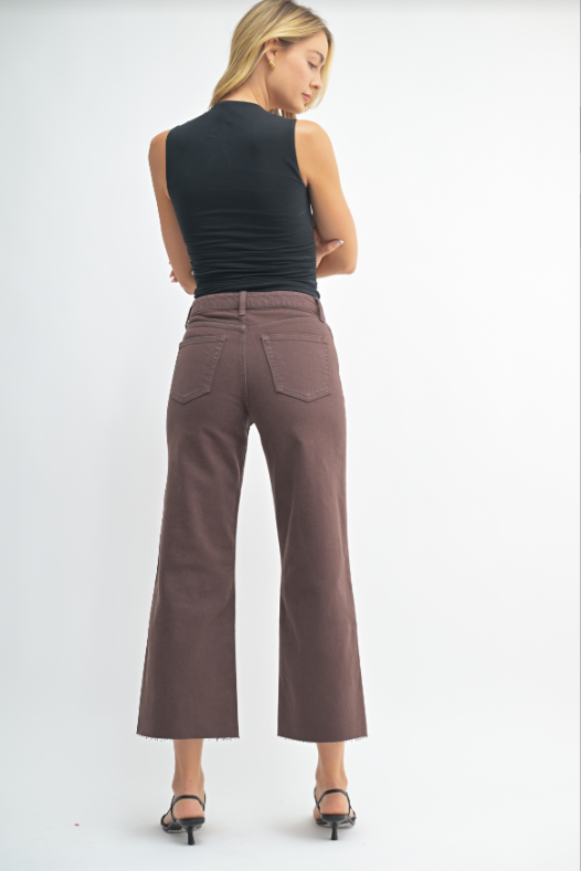 Adam Slim Wide Leg Jeans