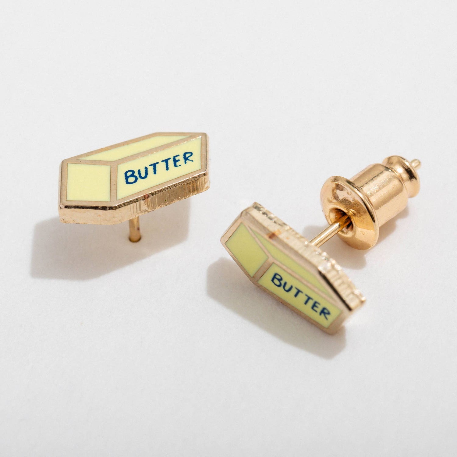 Butter Enamel Studs