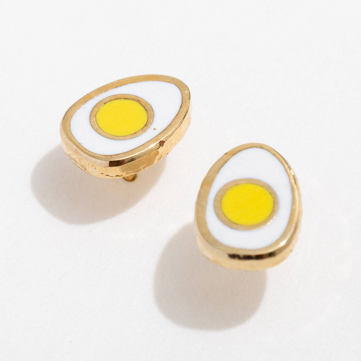 Sunny Side Egg Studs