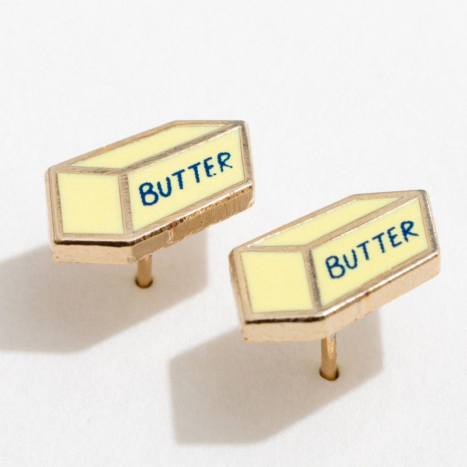 Butter Enamel Studs