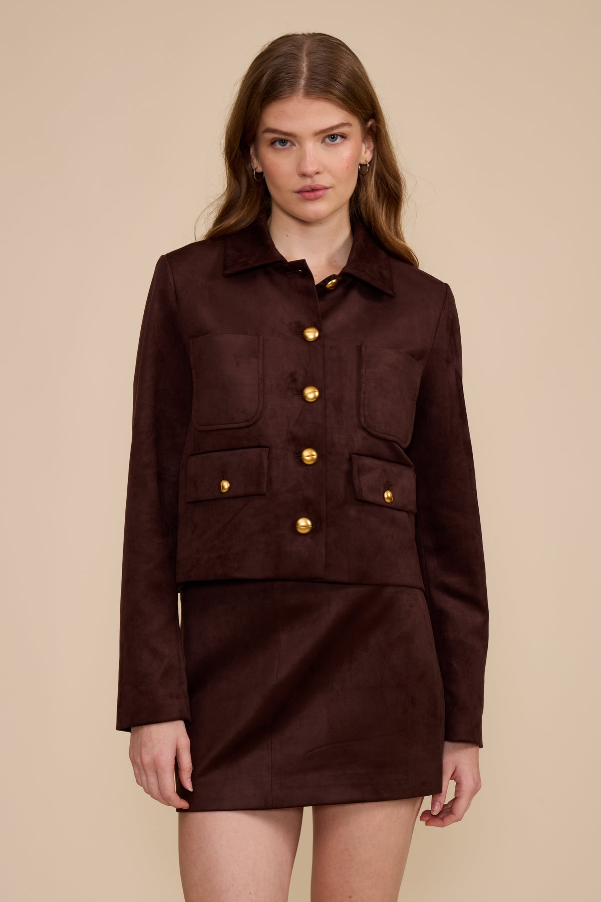 Rynn Faux Suede Jacket