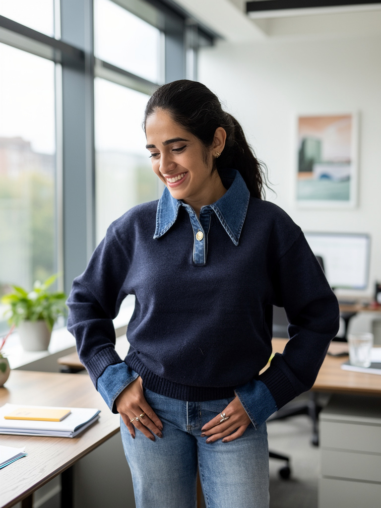 Neha Long Sleeve Sweater