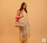 "It's a good day to drink at the beach" Beach Tote
