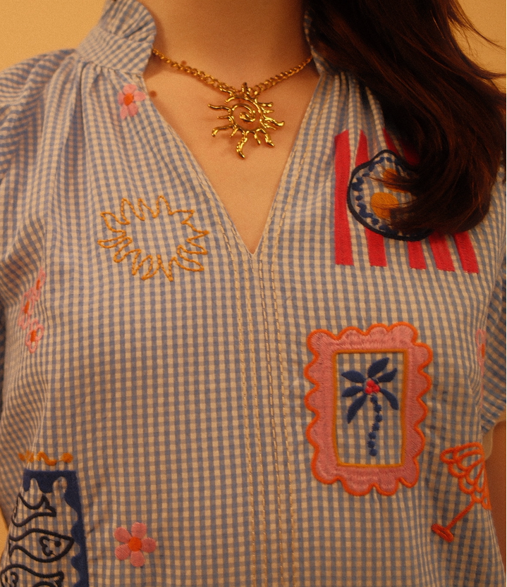 Sun Pendant Necklace