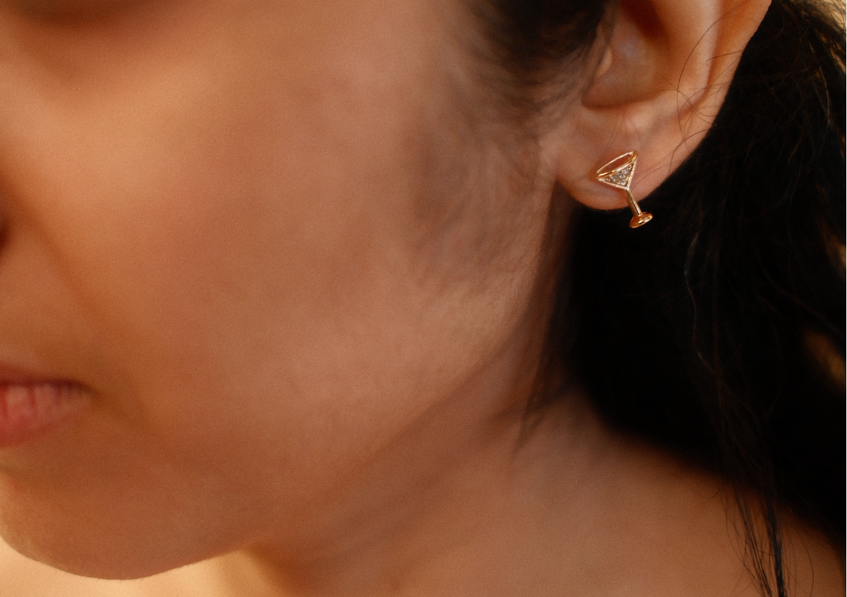 Martini Studs (Pair)