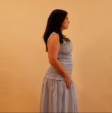 Adora Gingham Maxi Dress
