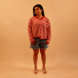 Walda Stripped Cardigan