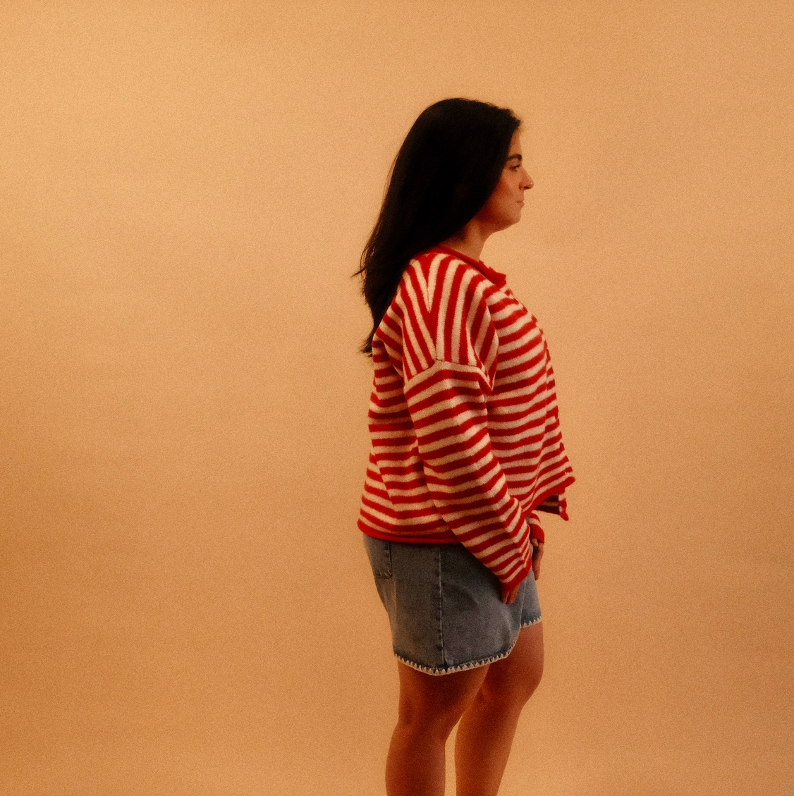 Walda Stripped Cardigan