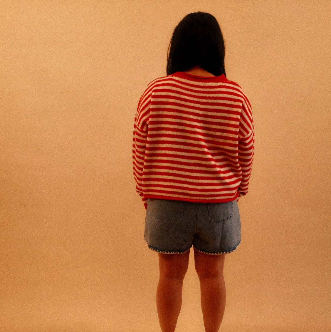 Walda Stripped Cardigan