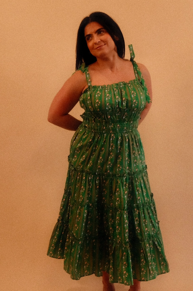 Amma Floral Midi Dress