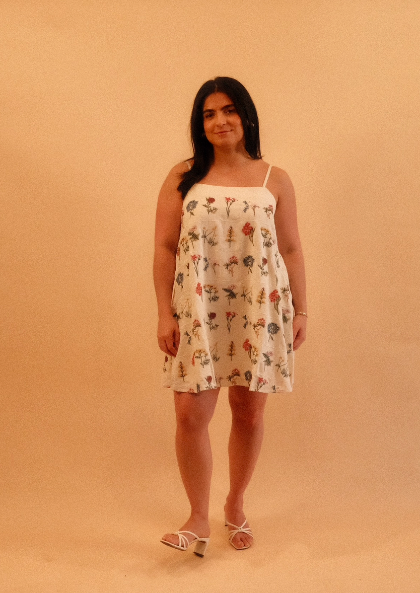 Ally Floral Mini Sleeveless Dress