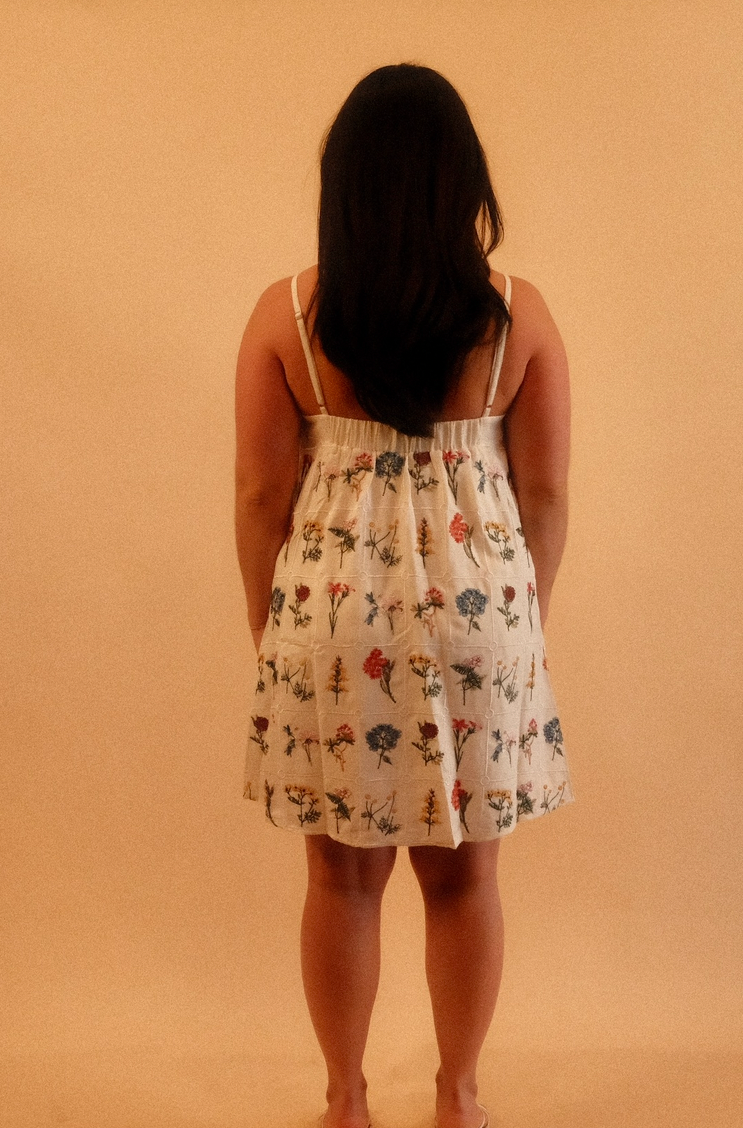 Ally Floral Mini Sleeveless Dress