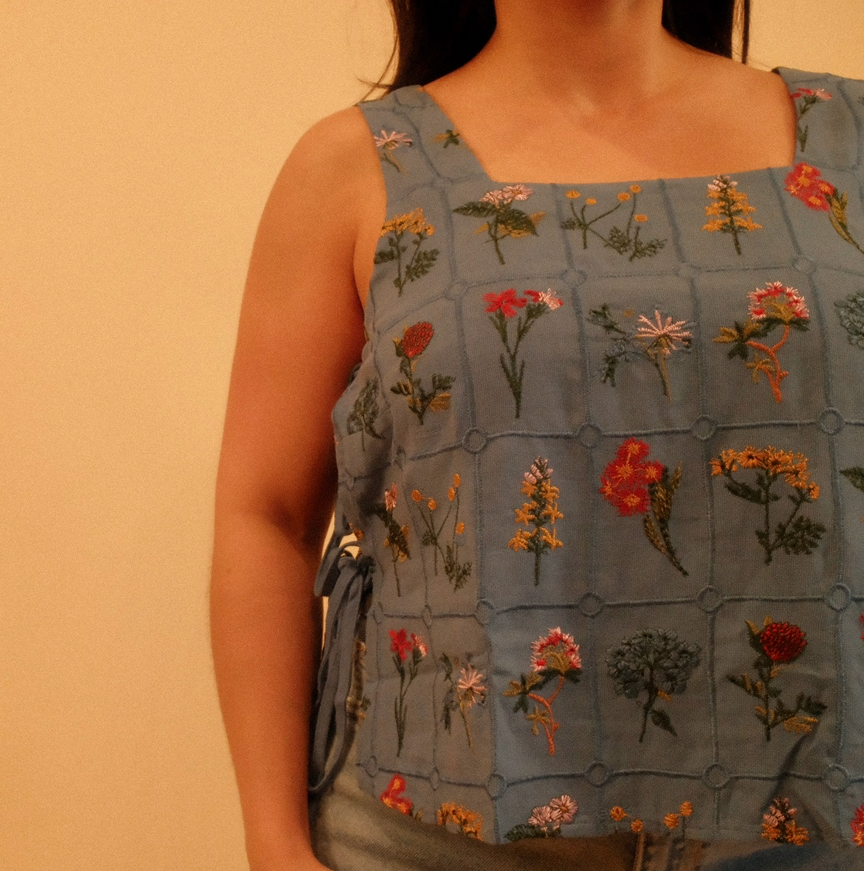 Ginger Floral Sleeveless Top