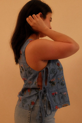 Ginger Floral Sleeveless Top