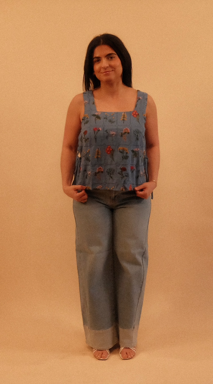 Ginger Floral Sleeveless Top