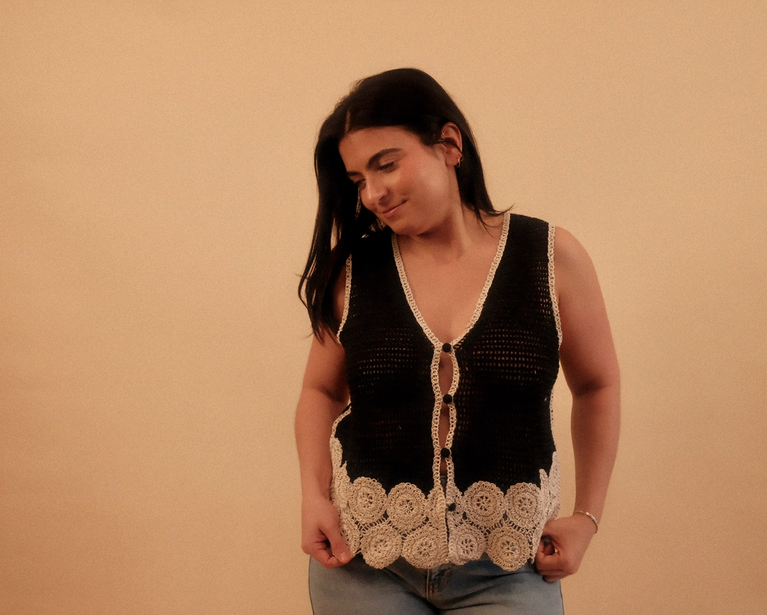 Francine Crochet Vest Top
