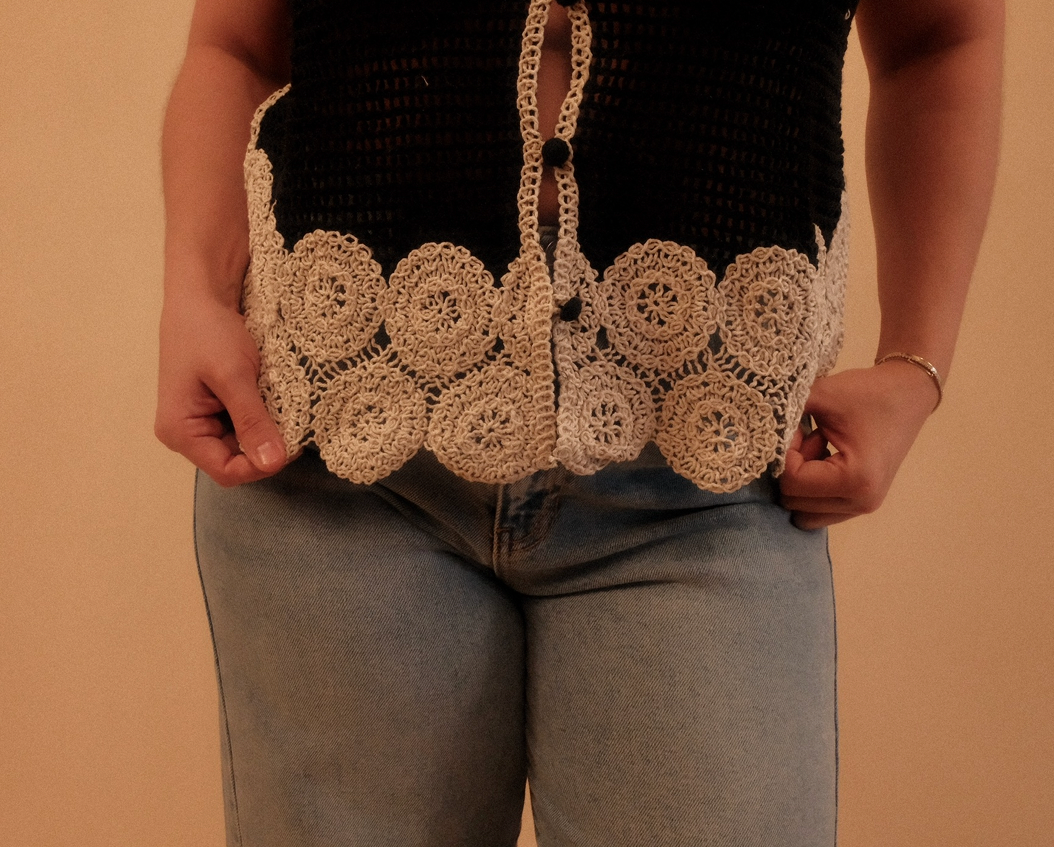 Francine Crochet Vest Top