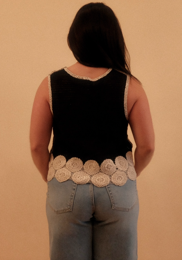 Francine Crochet Vest Top