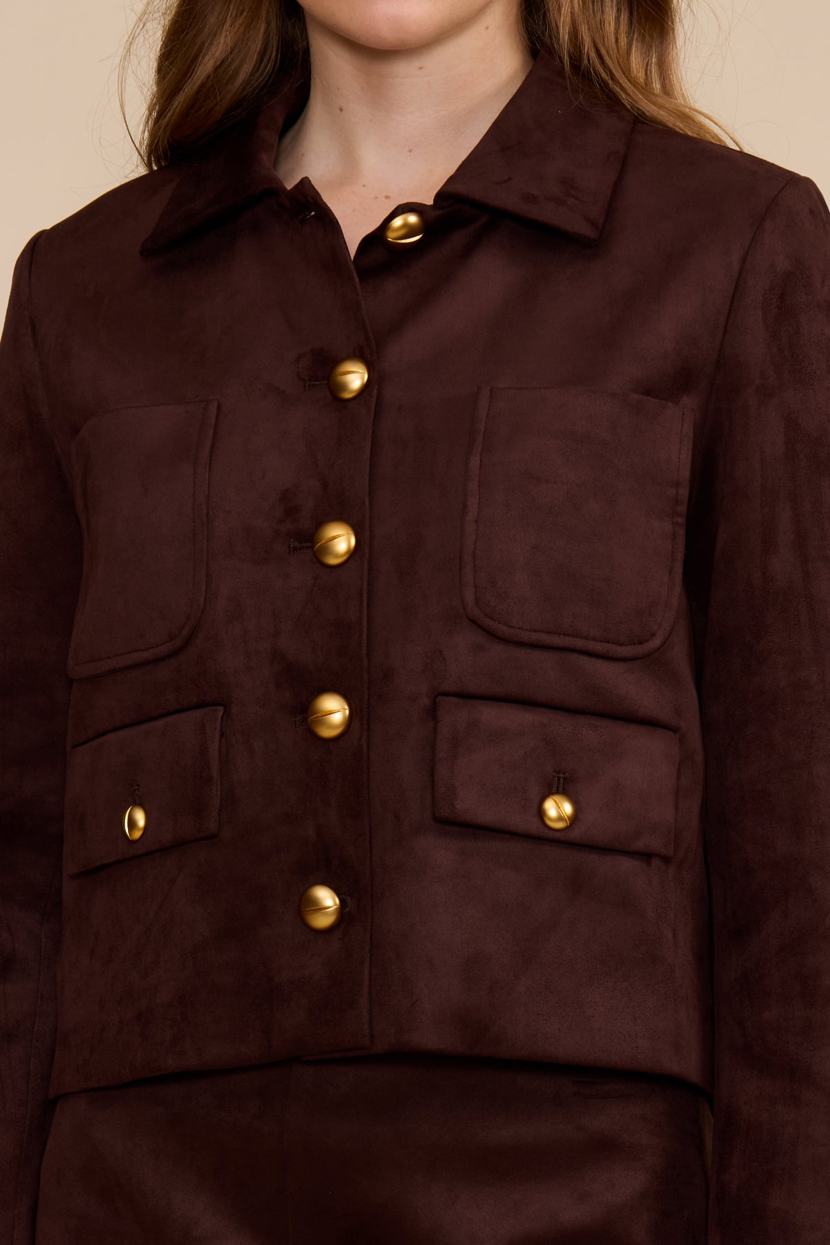 Rynn Faux Suede Jacket