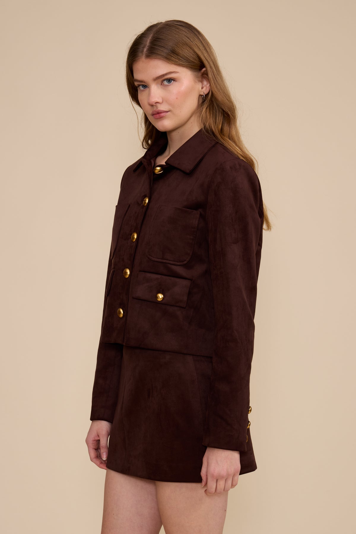 Rynn Faux Suede Jacket