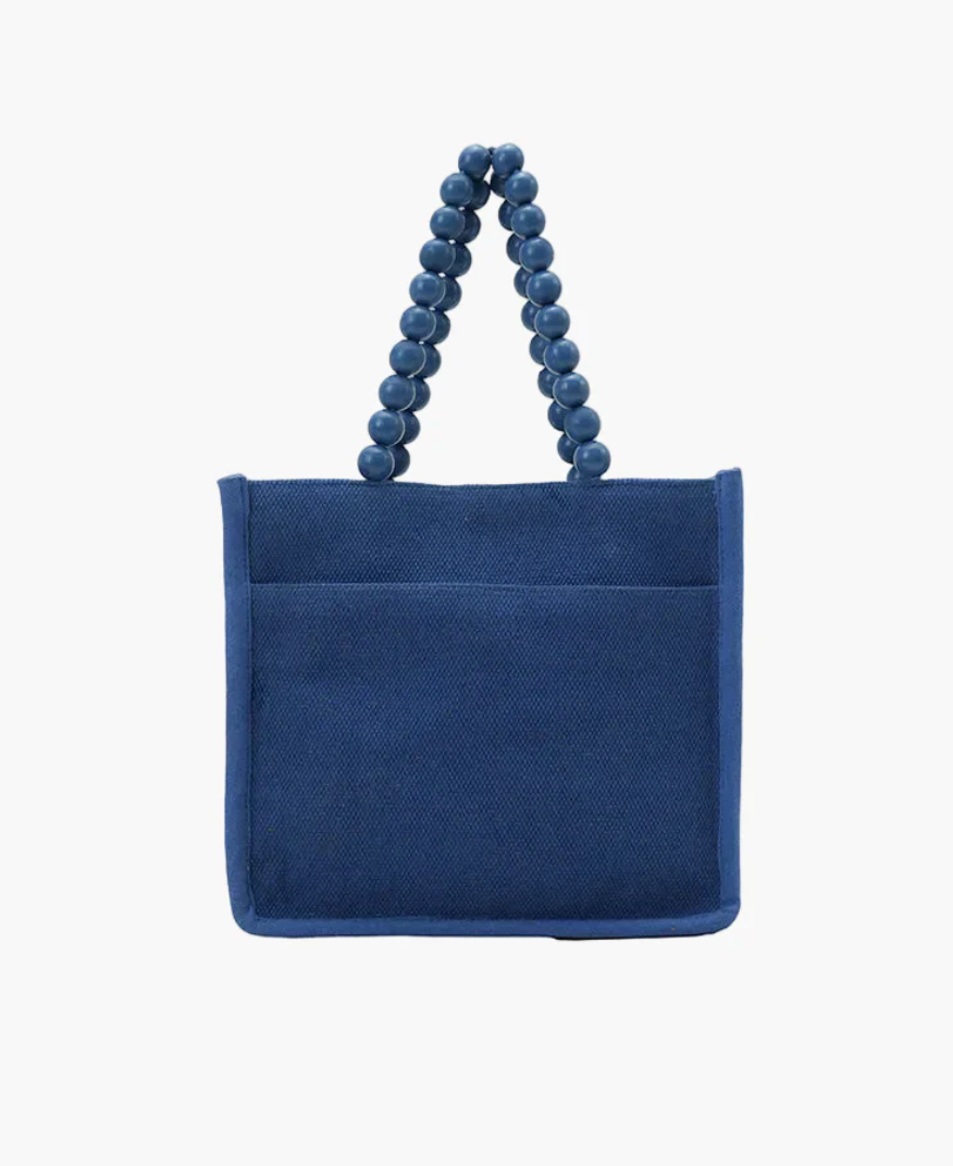 Dinks & Drinks Fully Hand-Beaded Tote