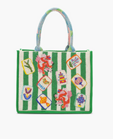Mahjong Muse Hand Beaded Tote