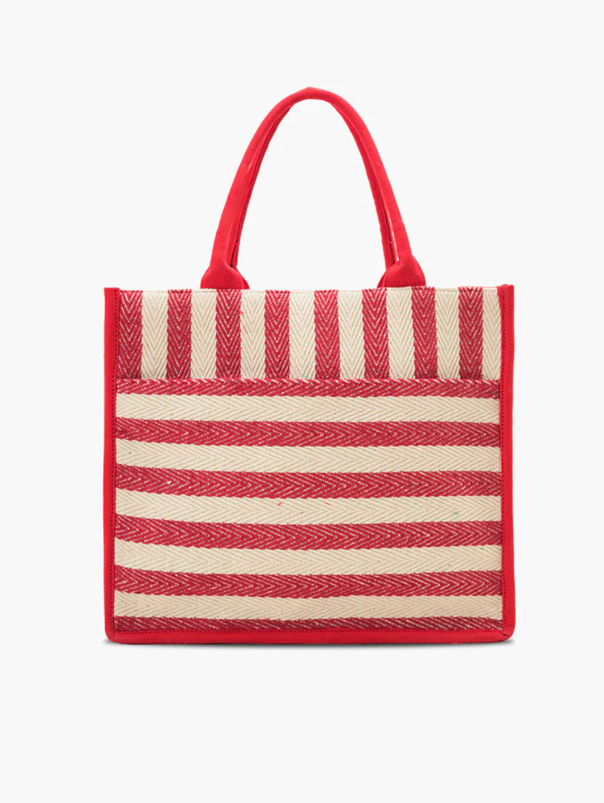 Deep Sea Sardine Beaded Coastal Tote