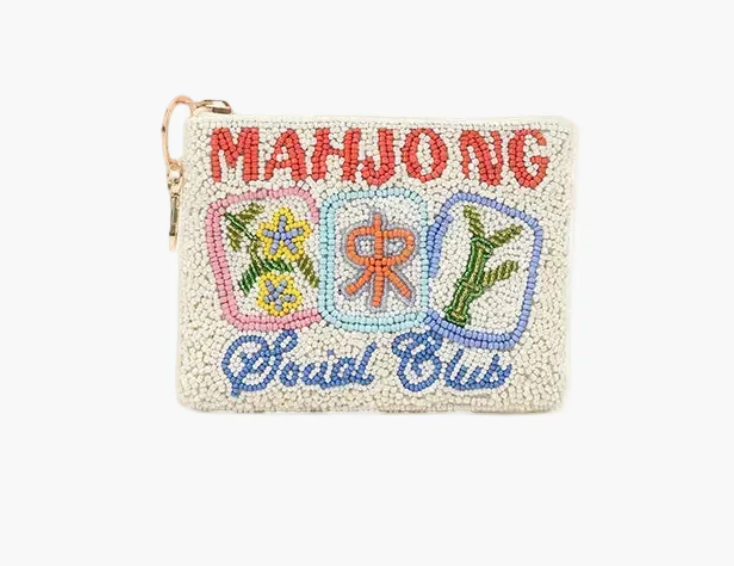 Mahjong Social Club Coin Pouch