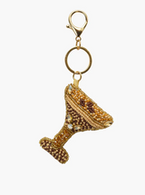 Espresso Martini Hand Beaded Bag Charm