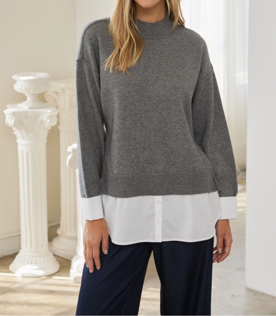 Noelle Layered Kit Sweater Top