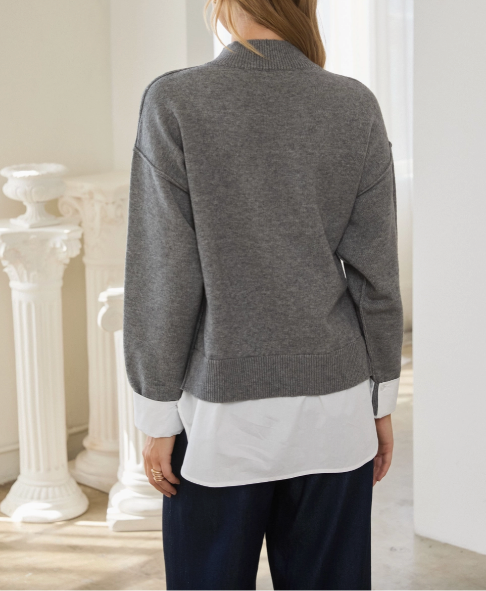 Noelle Layered Kit Sweater Top